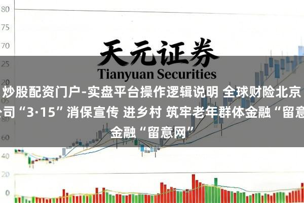 炒股配资门户-实盘平台操作逻辑说明 全球财险北京分公司“3·15”消保宣传 进乡村 筑牢老年群体金融“留意网”